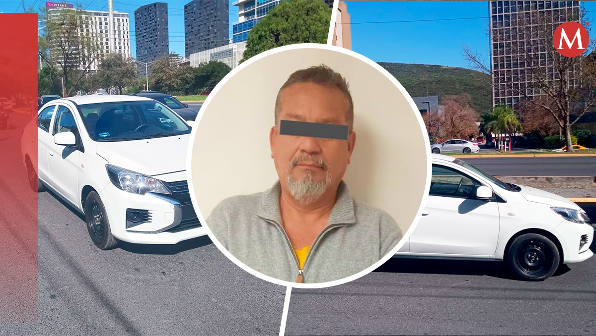 El detenido fue identificado como Alejandro, de 62 años de edad. Foto: Especial