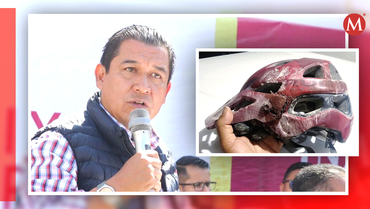 Gracias a que usaba el casco, el edil logró salvarse | (Especial)