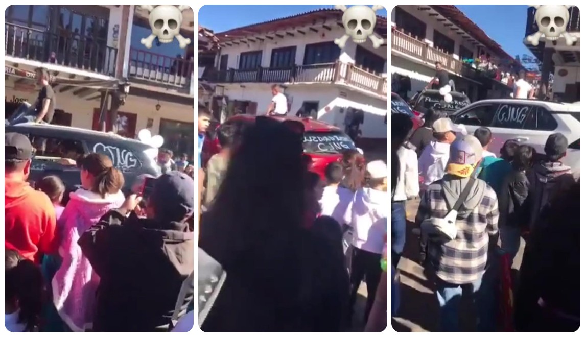 Grupo criminal entrega juguetes en Mazamitla por Día de Reyes