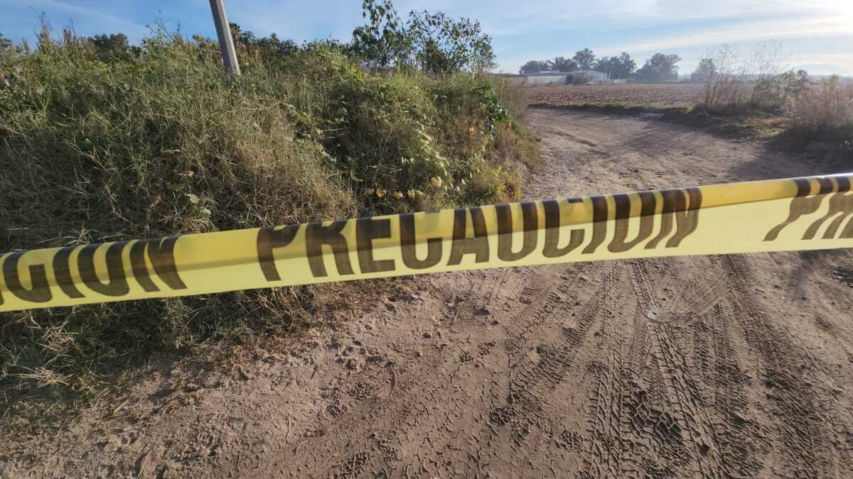 El hallazgo ocurrió en una brecha de la colonia Hacienda La Calerilla. (Juan Carlos Munguía)