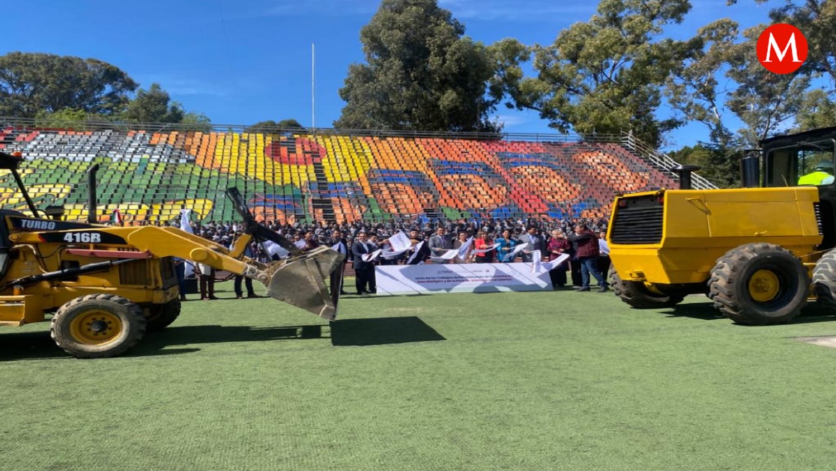 Inicia rehabilitación de cancha y pista de atletismo en CENHCH, Puebla | Especial