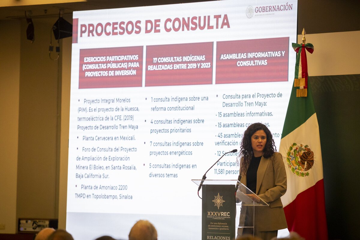 Luisa María Alcalde, secretaria de Gobernación. | Foto: Especial.