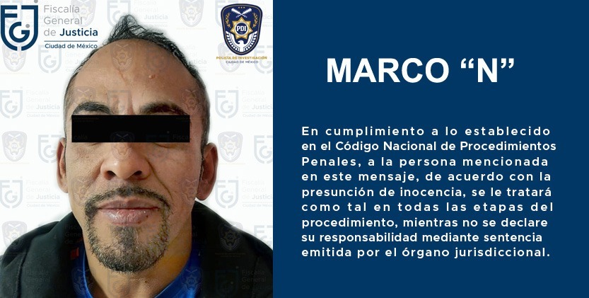 Marco "N" será vinculado a proceso.
