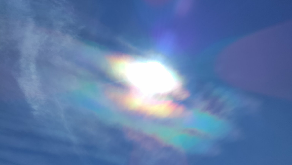 Nubes iridiscentes en Puebla | @webcamsdemexico