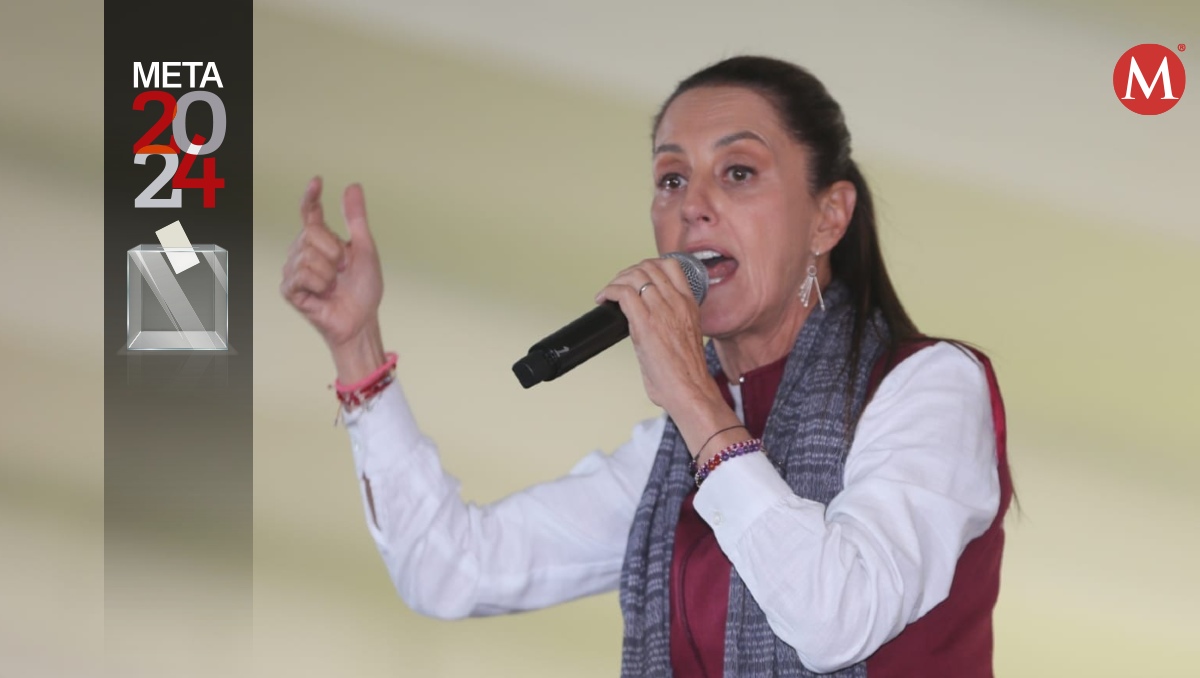 Sheinbaum en Huixquilucan, durante un evento en el Edomez. | Javier Ríos