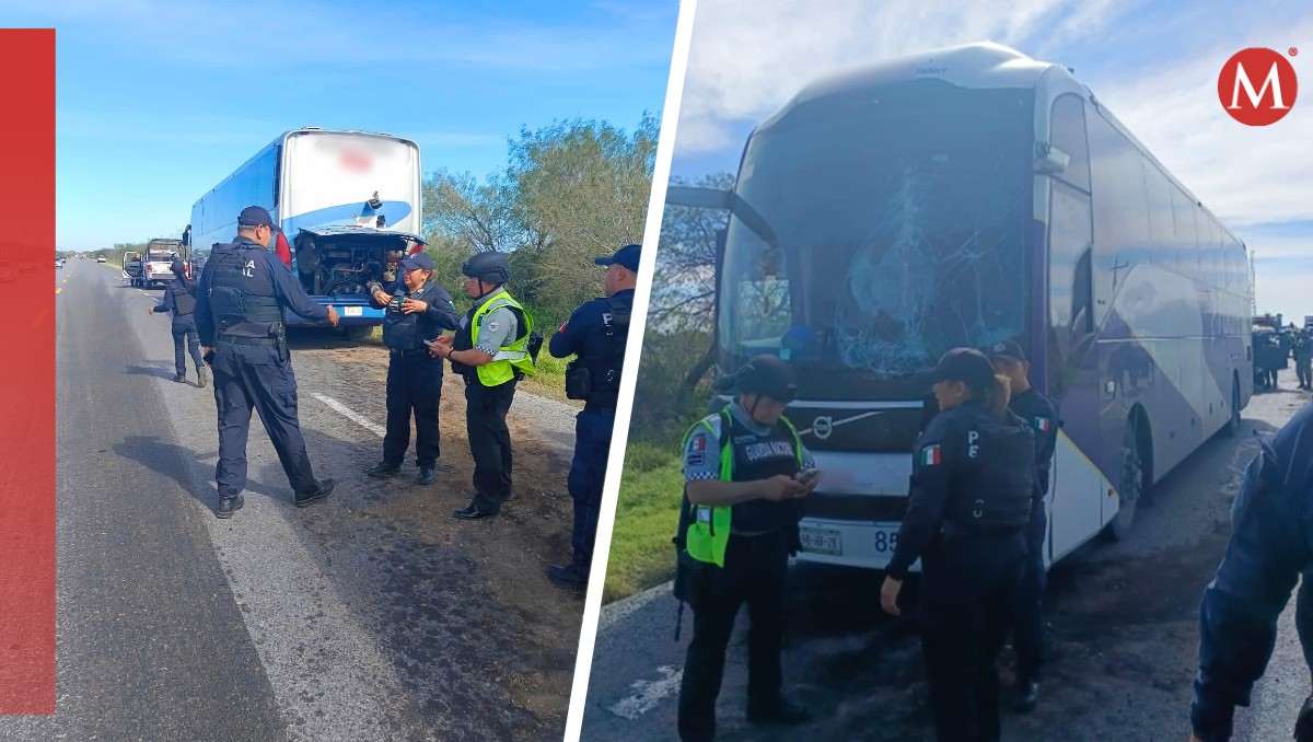 Se suscita choque entre autobuses en carretera San Fernando-Reynosa