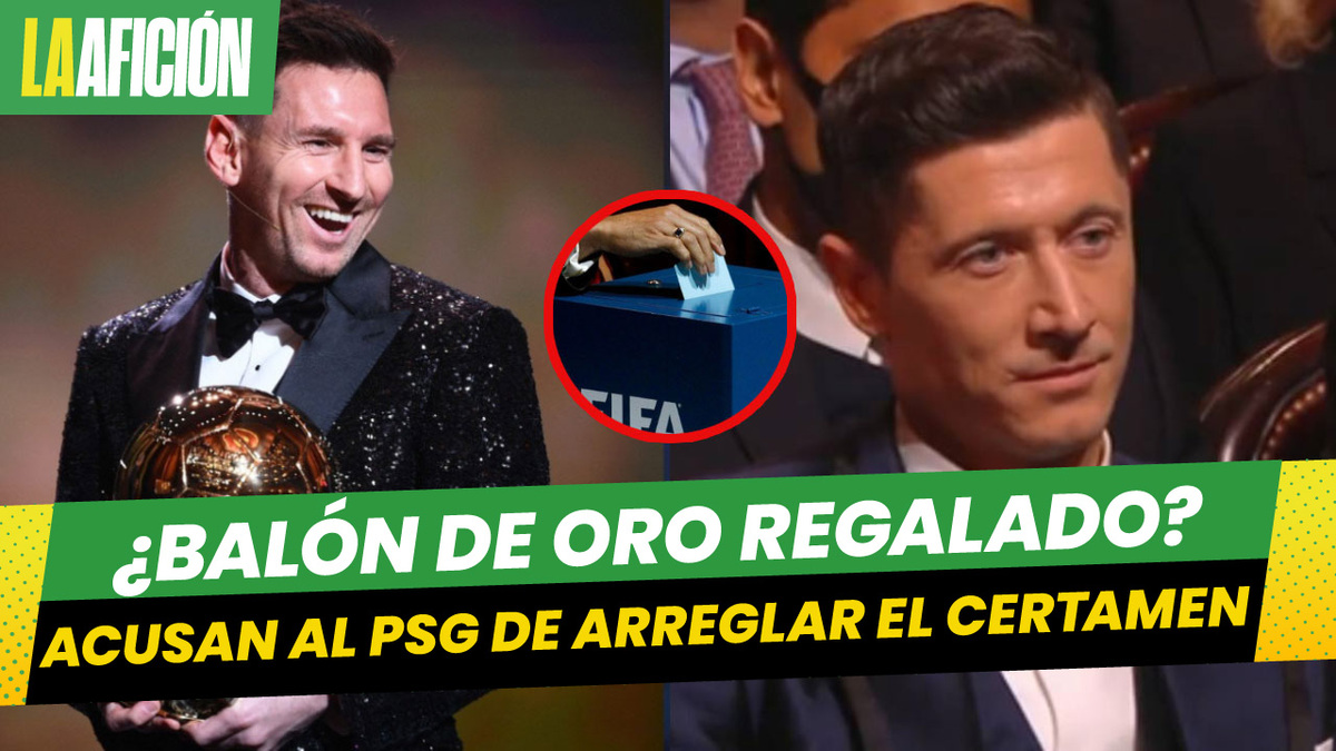 Acusan al PSG de arreglar la premiación del balón de oro 2021