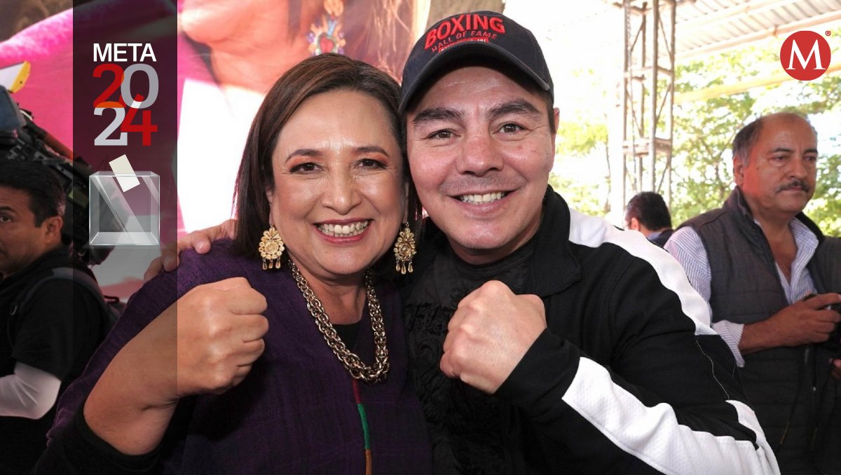 El boxeador ha mostrado su simpatía con la precandidata del PAN, Xóchitl Gálvez. | Cuartoscuro