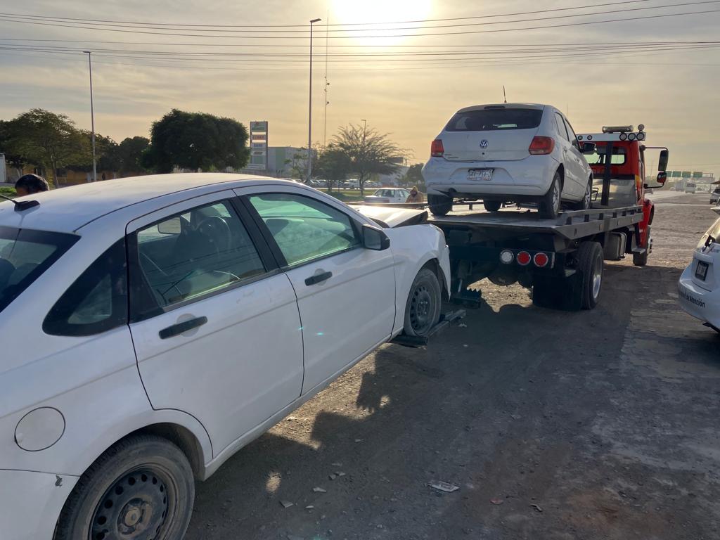 El conductor de un auto que circulaba con exceso de velocidad. (Especial)