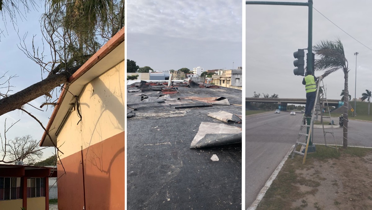 Estas fueron las afectaciones que dejó el frente frío en Tampico