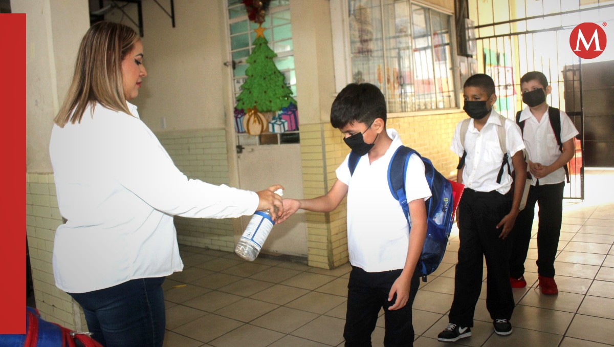 Filtros sanitarios han retornado en algunas escuelas de Tamaulipas. (Sergio Sánchez)