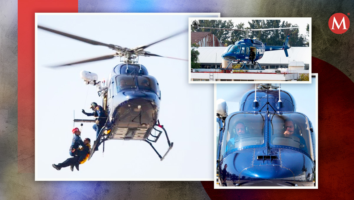 Labores de los helicópteros tipo Cóndor de la SSC