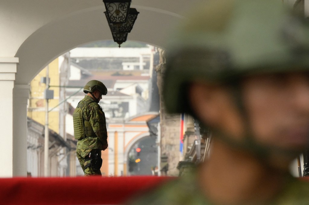 Militares en Ecuador | AFP