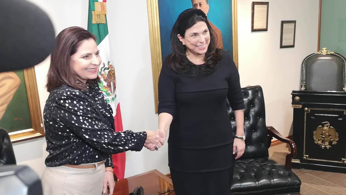 Reunión entre la diputada Marcela Guerra y la magistrada Mónica Soto. | Foto: Especial.