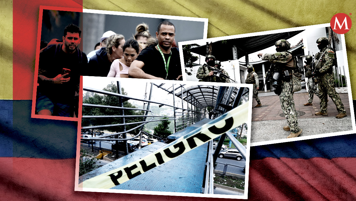 ¿Qué está sucediendo en Ecuador? (Diseño: Oscar Ávila. Fotos: AFP)