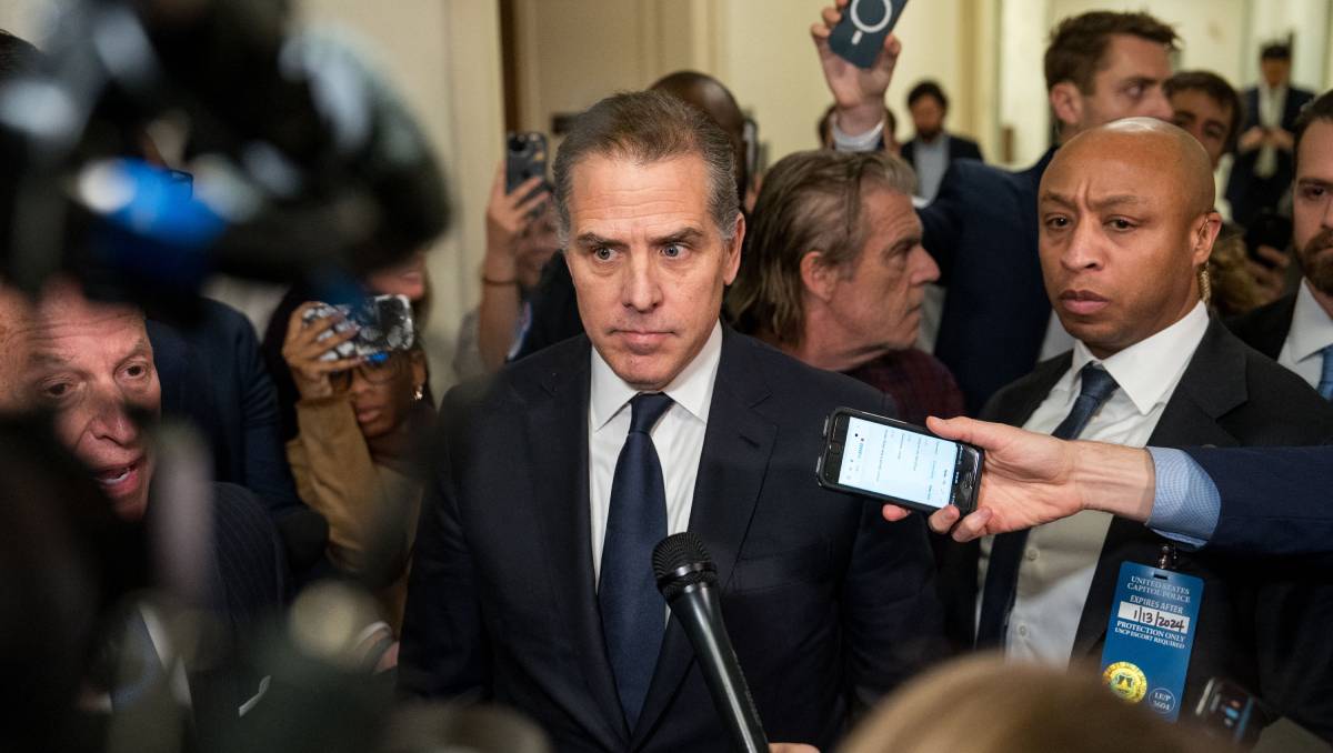 Hunter Biden acudió por sorpresa al Capitolio | AFP