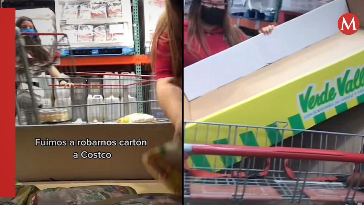 Jóvenes 'roban' cajas de Costco