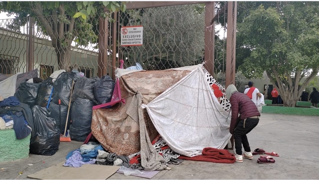 Migrantes varados en Torreón. | Especial