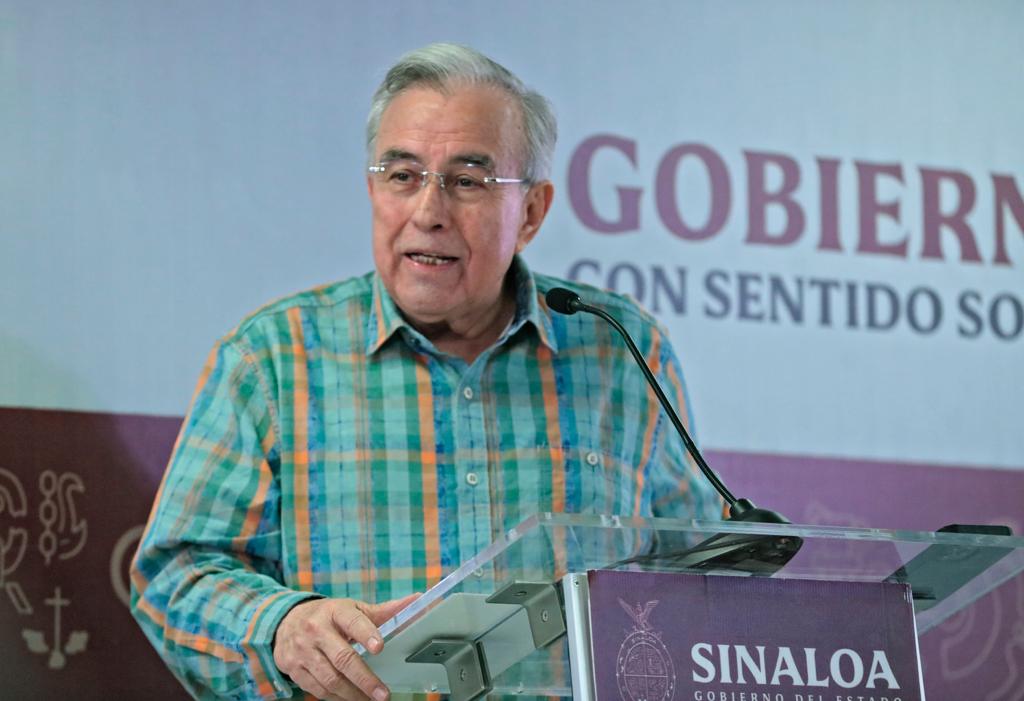 Rubén Rocha Moya, gobernador de Sinaloa.