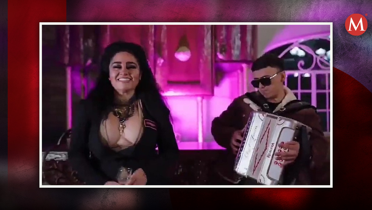 Georgina Tiscareño participó en la grabación de un video de un corrido en Aguascalientes. | Especial