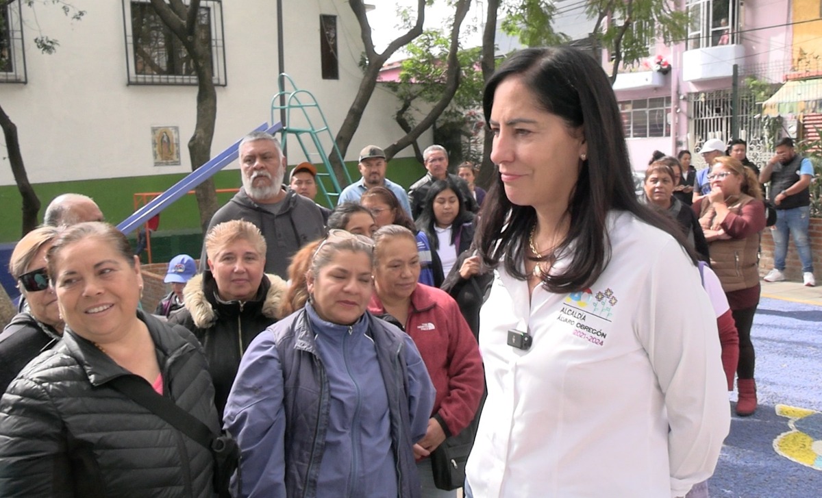 En esta primer jornada la alcaldesa realizó la entrega de obras en 4 colonias de la demarcación.