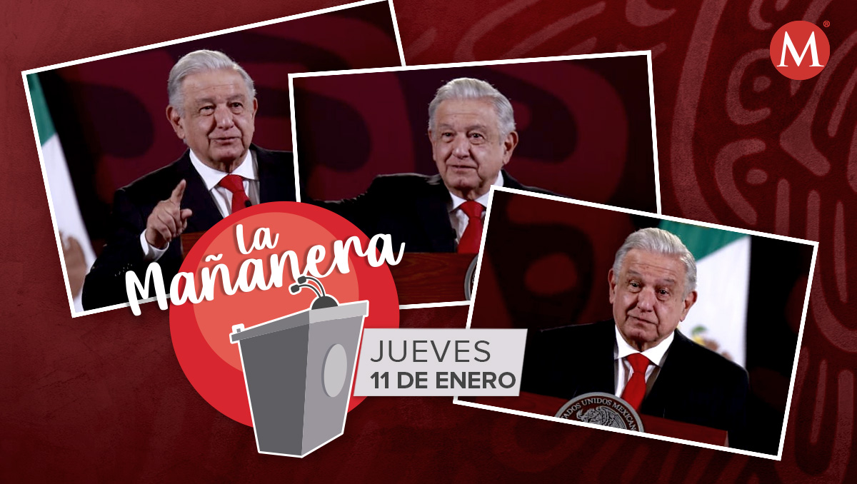 El presidente López Obrador en la mañanera desde Palacio Nacional. | Juan Carlos Bautista