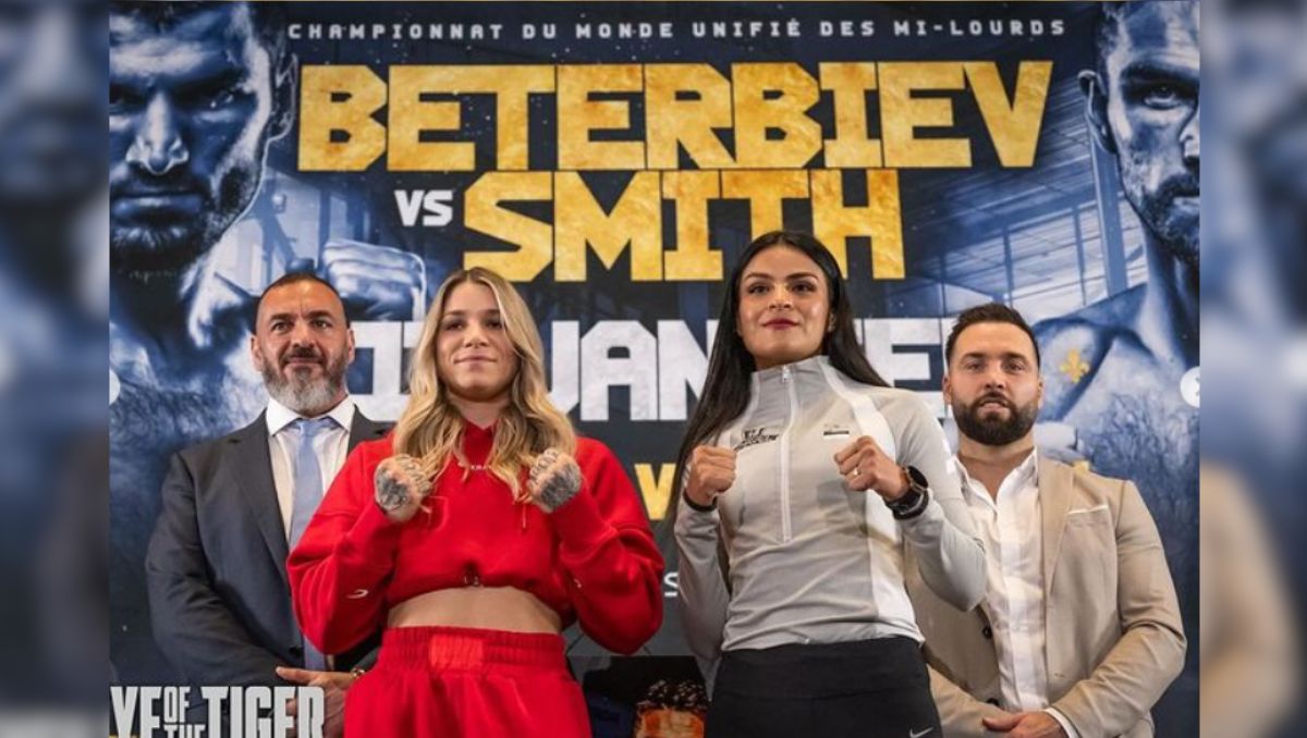 Chávez y Beaudoin pelearán a 8 rounds en peso superpluma. (@leilabeaudoin)