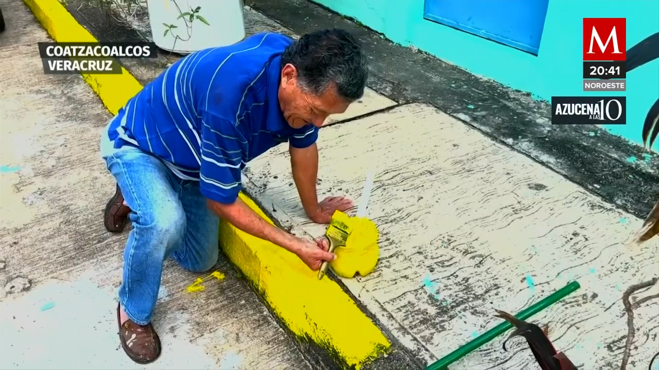 Ciudadanos dan mantenimiento a sus comunidades en Veracruz