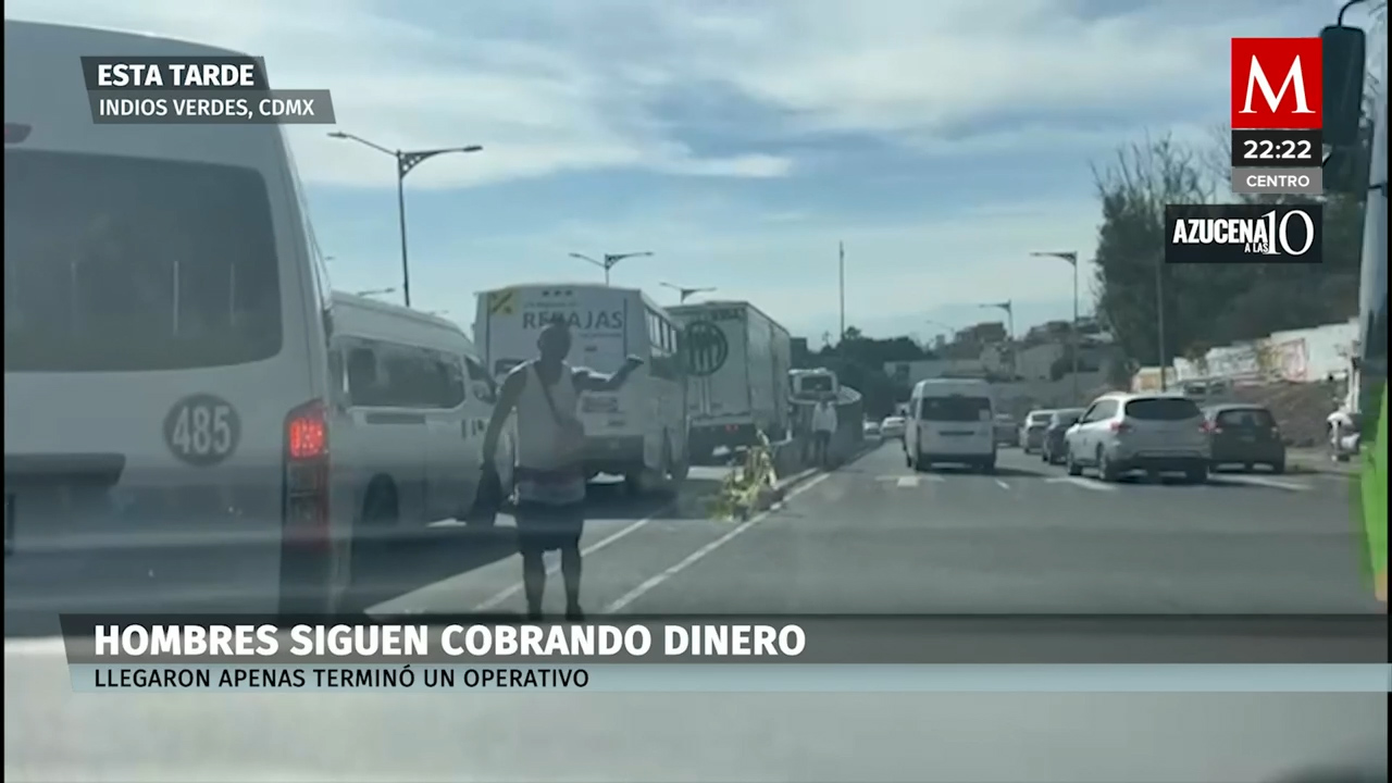 Un grupo de personas realizan extorsiones en vialidades de la Ciudad de México y Edomex
