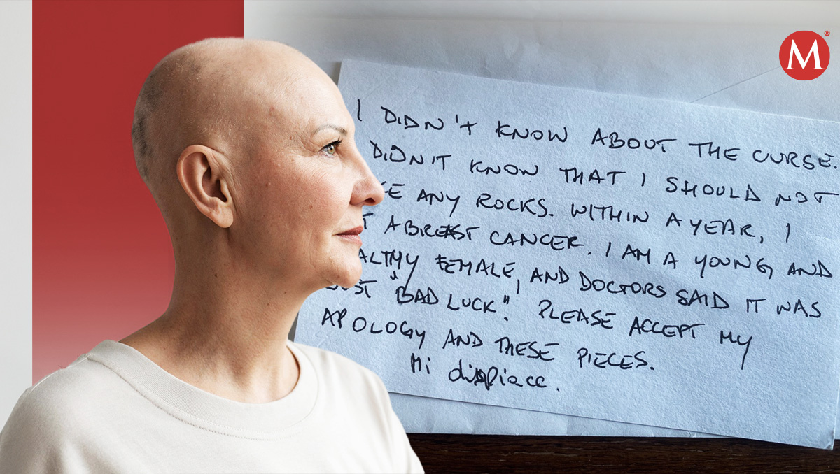 Esta es la historia de una mujer que aseguró tuvo cáncer después de robar las piedras arqueológicas | Especial