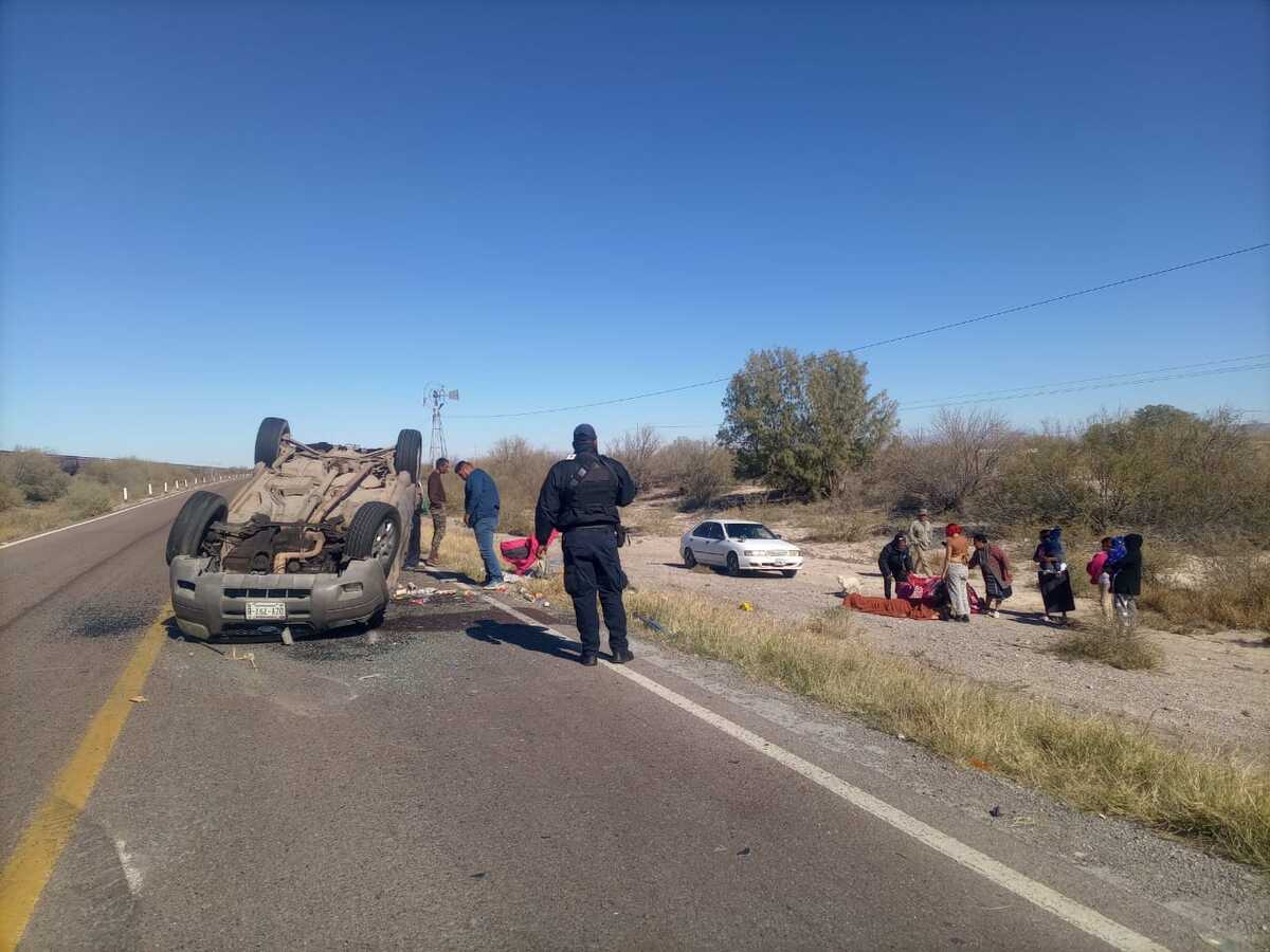 El accidente ocurrió sobre carretera libre Gómez Palacio-Jiménez kilómetro 50+500. (Especial)