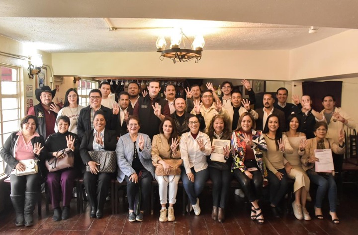 Cierran filas en Tlalpan.