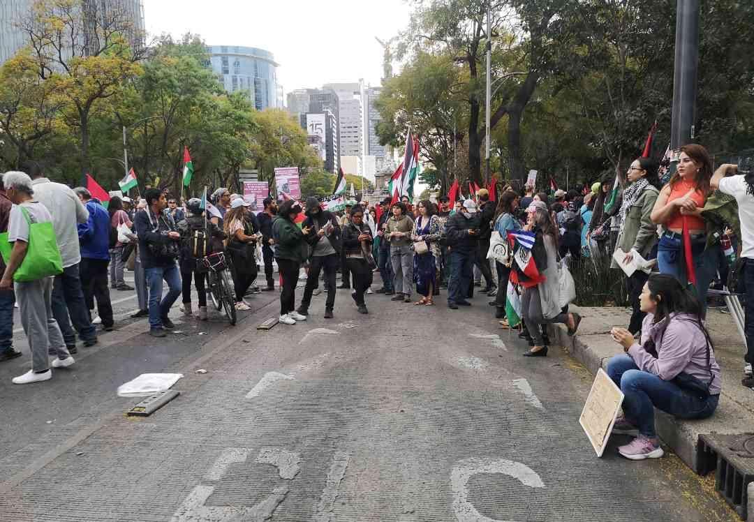 Marcha en Ciudad de México.