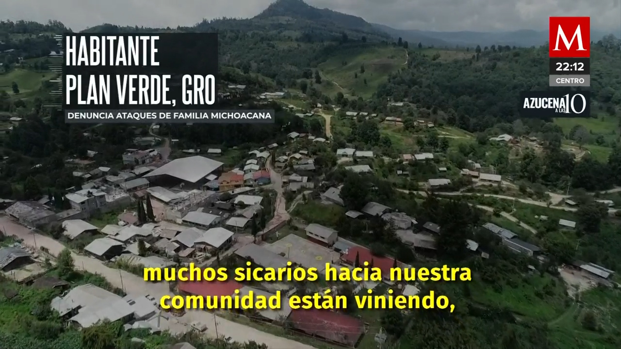 Pobladores piden ayuda ya que son víctimas de ataques con drones en Guerrero