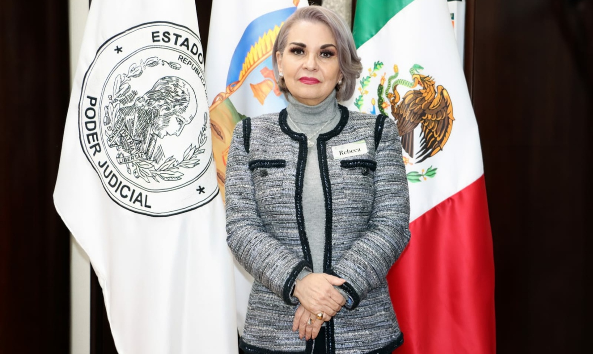 Rebeca Aladro, magistrada presidenta del Poder Judicial de Hidalgo.