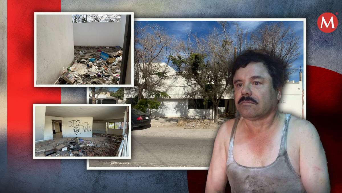 Así se ve la casa donde fue detenido Joaquín Guzmán Loera. | Carlos Raeb Morales