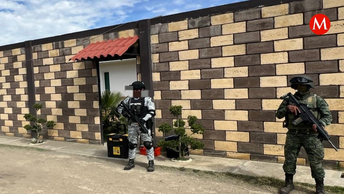Fiscalía y Guardia Nacional catean inmueble en Huejotzingo, Puebla | Especial