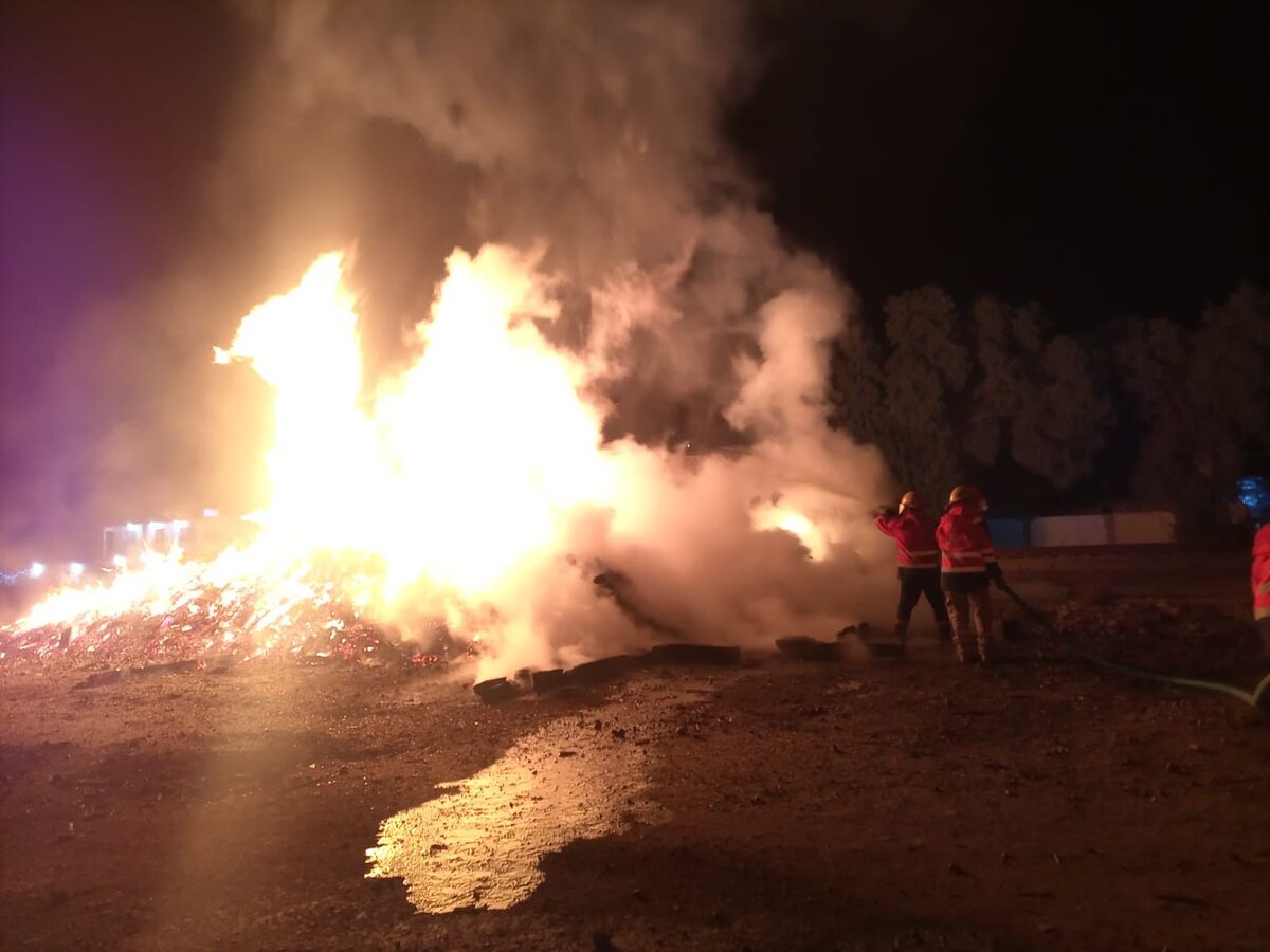 Incendio en Bermejillo. | Especial