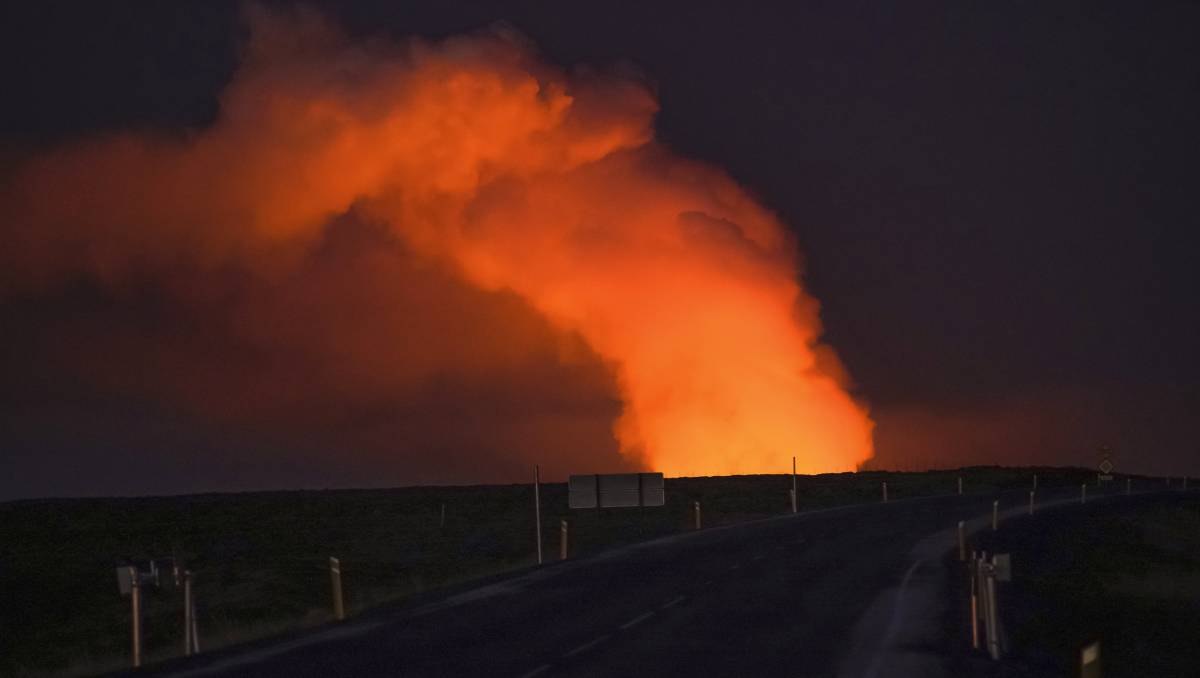 La localidad Grindavik fue evacuada por el magma | AP