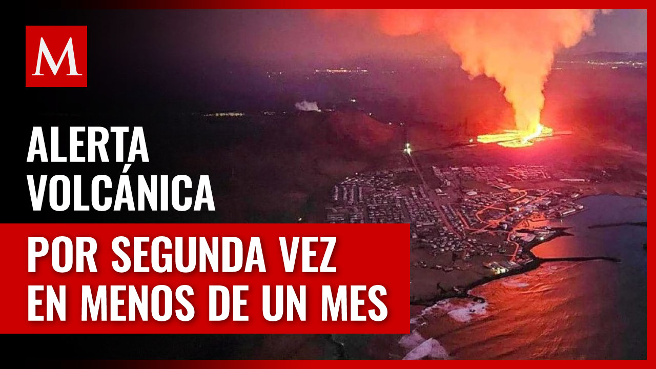 Localidad islandesa es desalojada por segunda vez en el mes por erupción volcánica