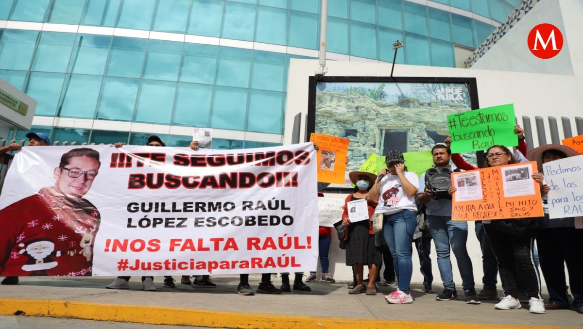 Marchan en Puebla y piden ayuda para localizar a Guillermo López | Melanie Torres