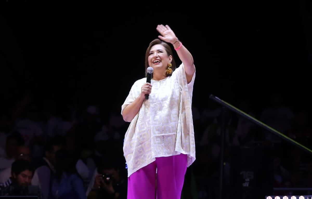 Xóchitl Gálvez Ruiz, precandidata presidencial de Fuerza y Corazón por México. | Foto: Araceli López