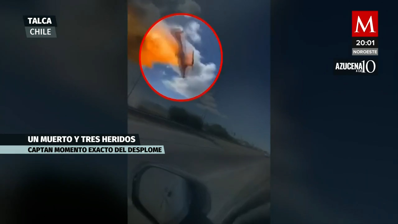 Avioneta en misión contra incendio causa la muerte del piloto en Talca, Chile