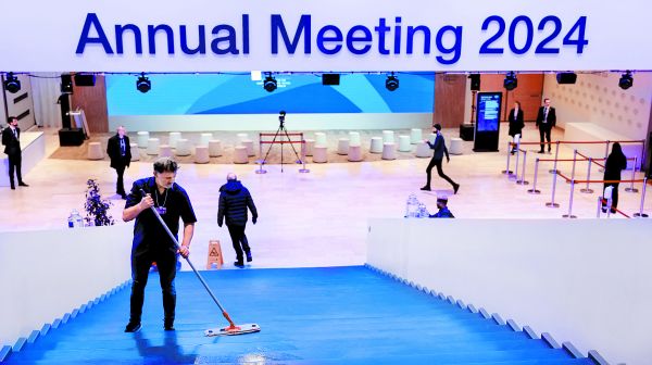 Ayer comenzó el encuentro de representantes de la economía y la política globales en Davos, Suiza. REUTERS