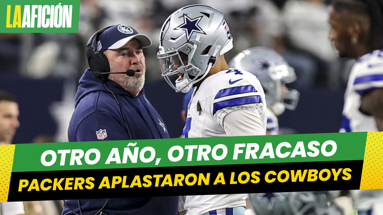 Dallas Cowboys suma otro fracaso en la NFL y acumulan 28 años sin jugar el Super Bowl