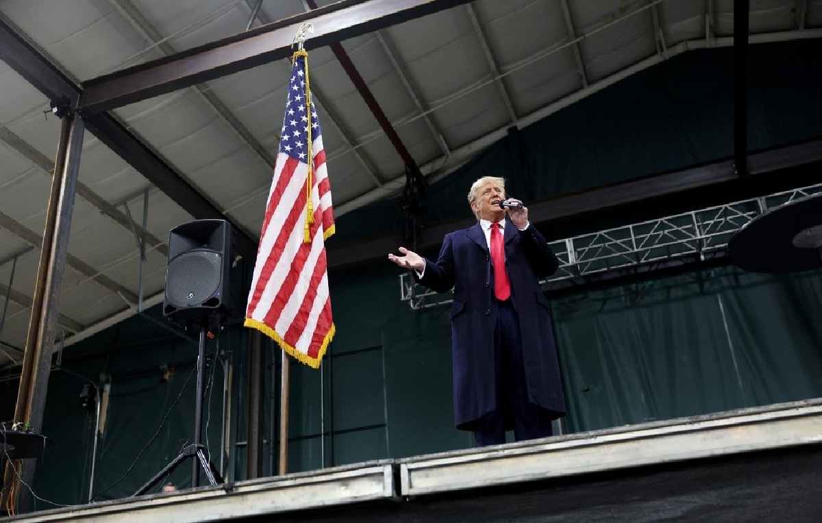 Discurso de Donald Trump en los Caucus de Iowa (AFP)