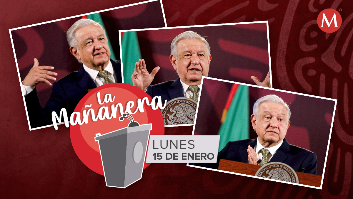 El presidente López Obrador en la mañanera desde Palacio Nacional. | Cuartoscuro