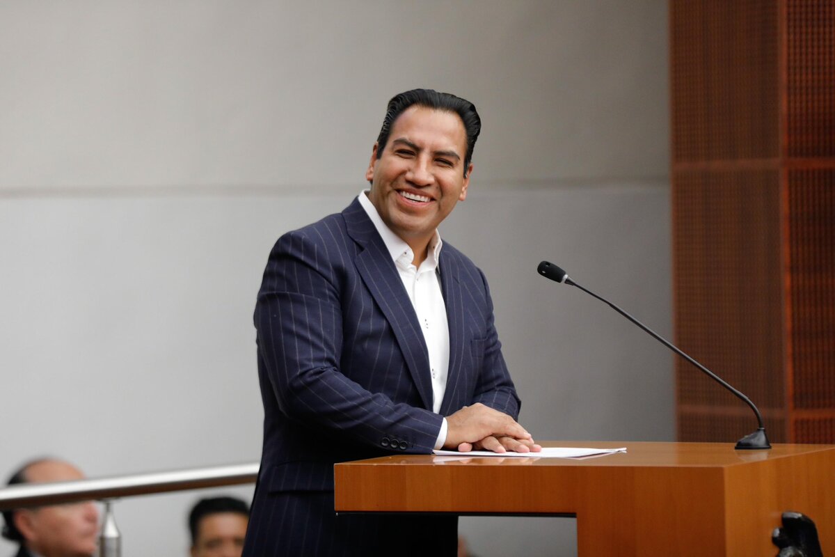 Eduardo Ramírez, coordinador de Morena en el Senado. | Foto: Especial.