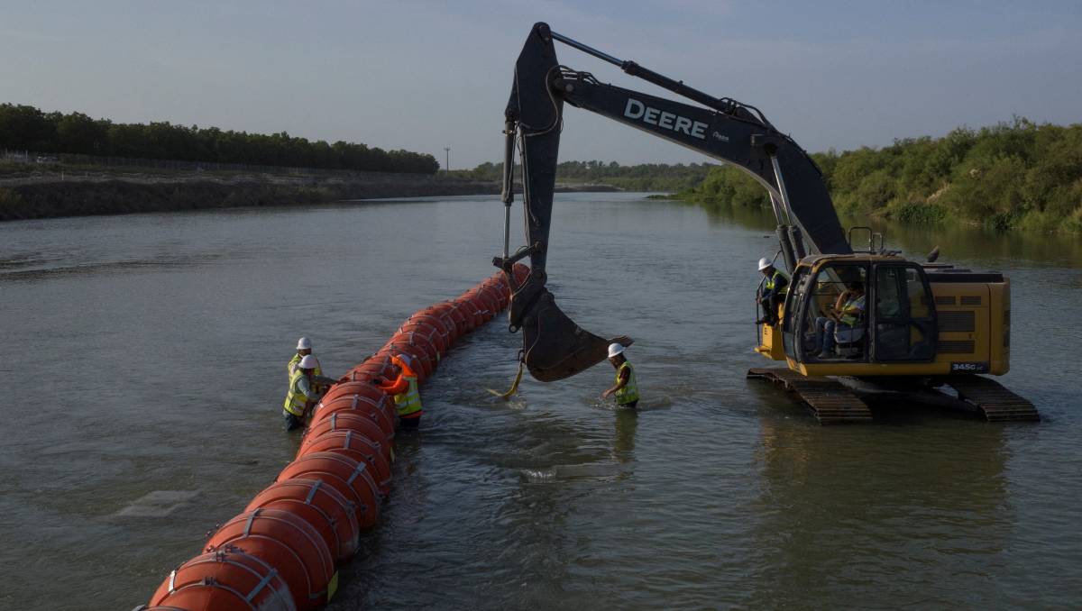 Las boyas dividen Eagle Pass de Piedras Negras | Reuters