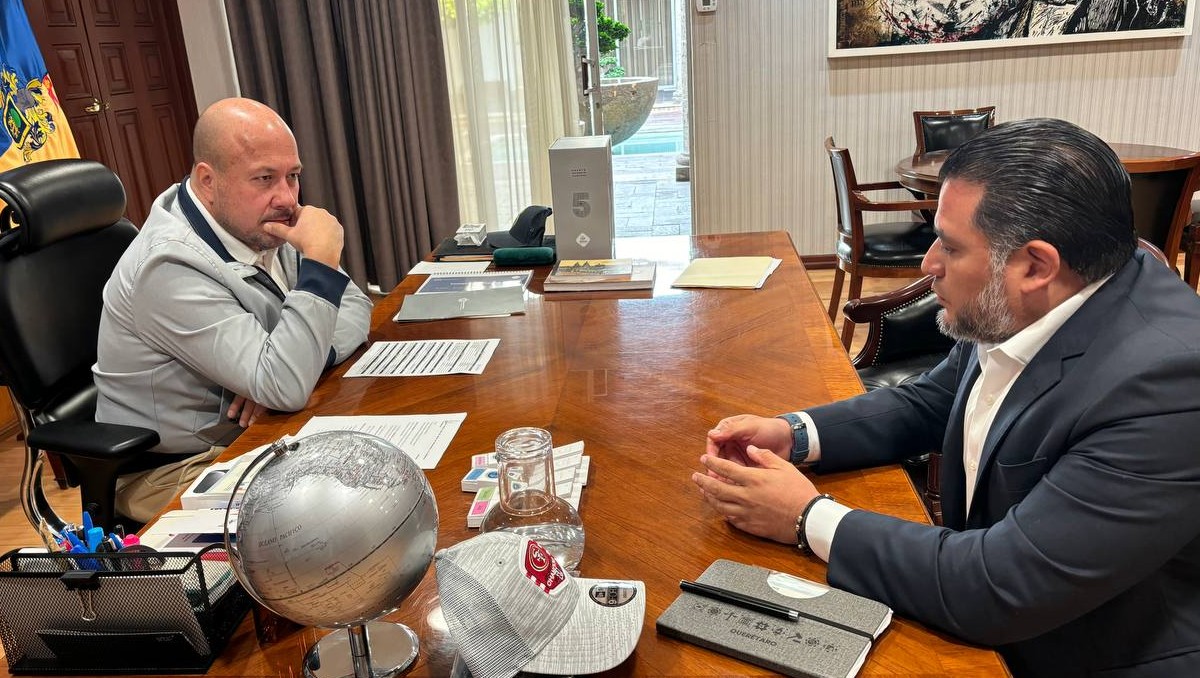 Enrique Alfaro se reunió con el fiscal Luis Joaquín Méndez Ruiz (X)